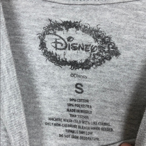 Disney Mickey Gray Short Sleeve Tee Shirt - Picture 5 of 6